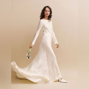 Reformation Adwen silk dress